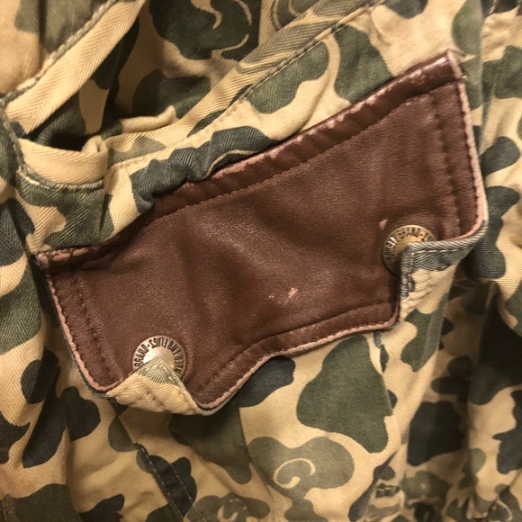 Rare Vintage Under Two Flags Camo/Army style men’s field jacket in size medium!! - Picture 7 of 12